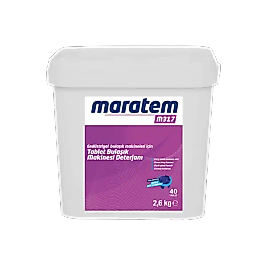 Maratem M317 Endüstriyel Bulaşık Makineleri için Tablet Bulaşık Deterjanı  kovalı 40adet