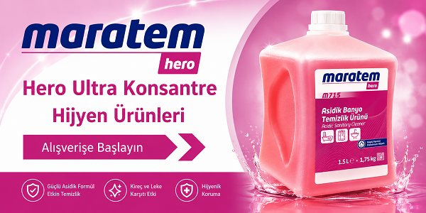 Maratem Hero Ultra Konsantre Temizlik ve Hijyen Ürünleri